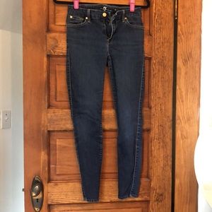 7 for all Mankind High-waisted Skinny Jeans